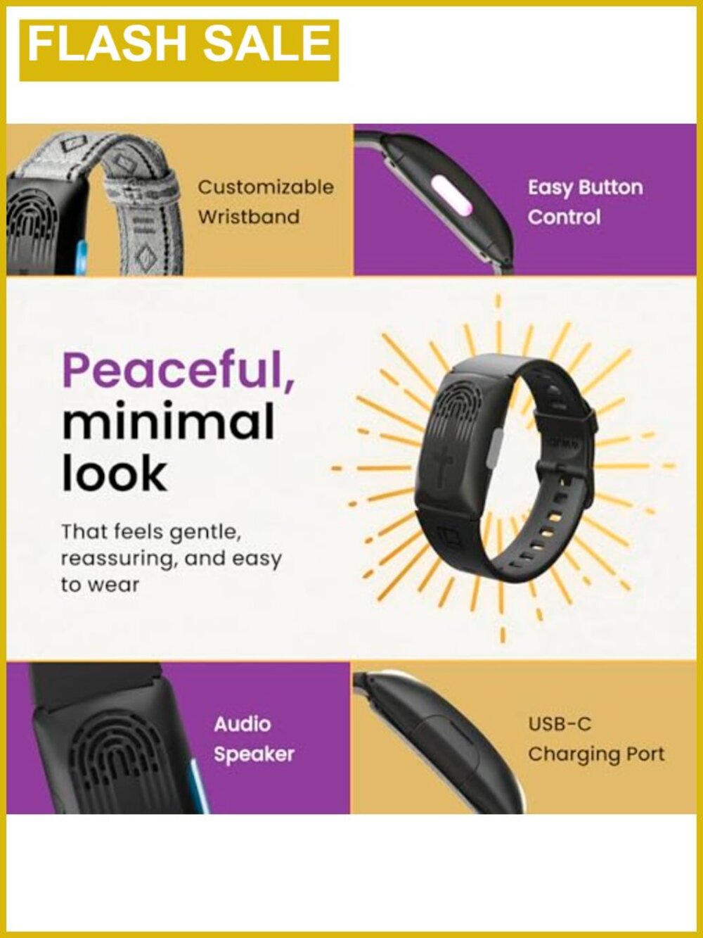 Audio Bible Wearable Scripture Speaker Bracelet Rechargeable - Picture 2 of 5